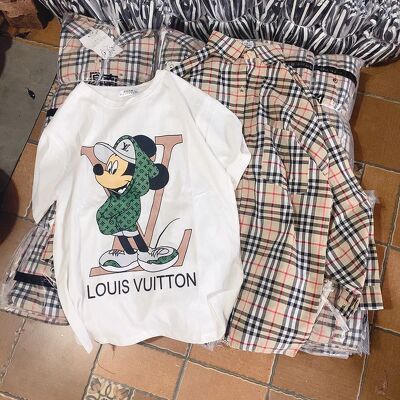 Sét bộ Sơ mi BB kèm phông cá tính