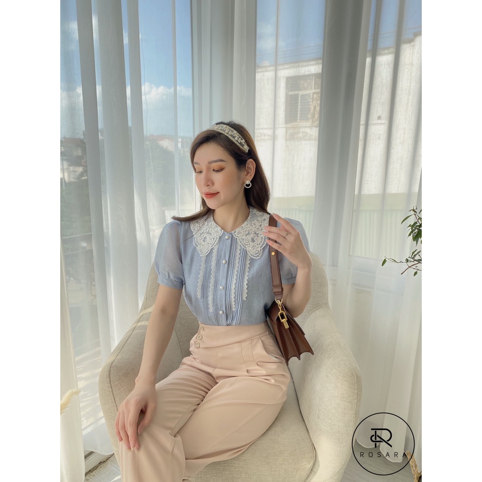 Quần baggy công sở đính cúc chéo SP109