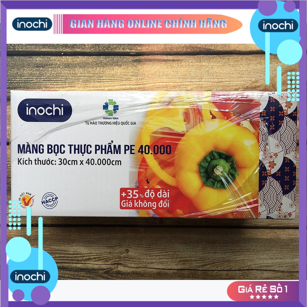 Màng bọc thực phẩm PE Inochi 30x40.000cm