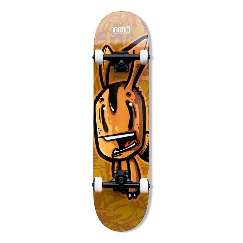 Ván Trượt Skateboard Nhập Khẩu Châu Âu - NOMAD FREAK YELLOW COMPLETES 8.0