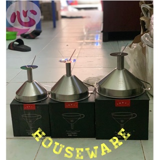 PHỄU INOX SUS 304 size 11cm , 13cm , 15cm , 18cm