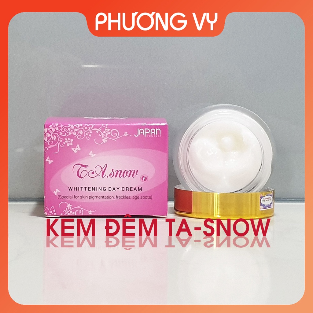 [Chính Hãng] COMBO kem nám vỗ bong TA Snow ngày và đêm, làm mờ nám tàn nhang và dưỡng trắng da, mỹ phẩm.