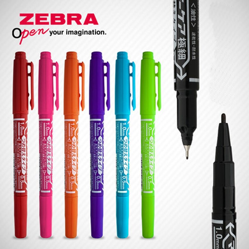 Bút Marker hai đầu Zebra Mckee viết được trên nhiều chất liệu