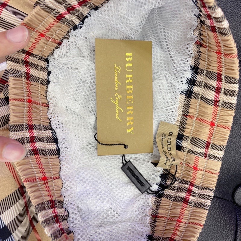 Quần Short BBR Vintage Check, Quần short BBR 2 lớp vải gió