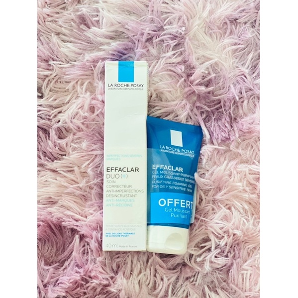 Duo+ Laroche -posay ( bản đặc biệt tặng kèm sữa rửa mặt 40ml)