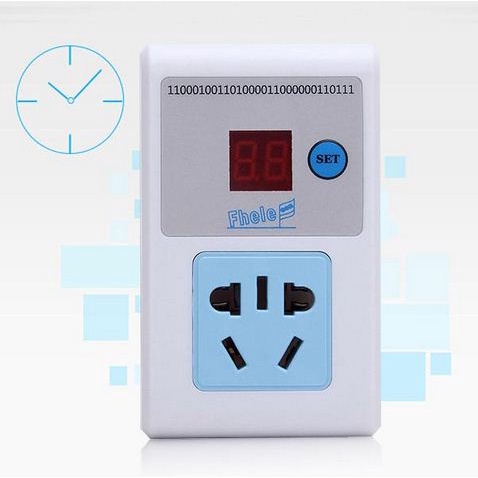 Ổ cắm hẹn giờ điện tử 1 24h hẹn giờ tắt