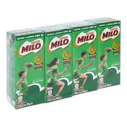 1 Vỉ Sữa Milo (4 hộp)x180ml