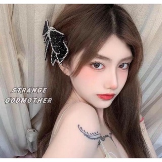 Kẹp tóc nơ đính đá