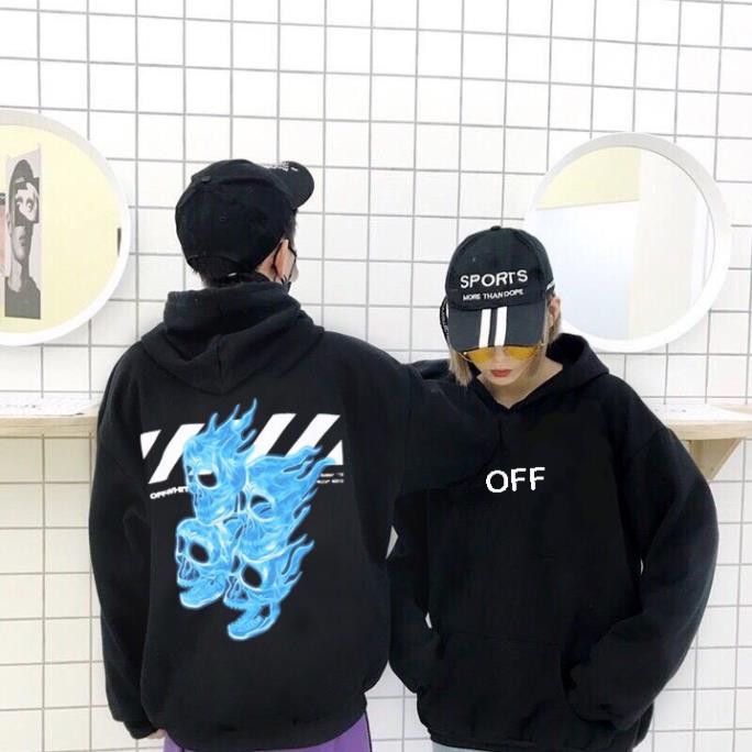 SALE- Áo hoodie off white unisex nỉ FREESHIP NVH - mẫu siêu HOT