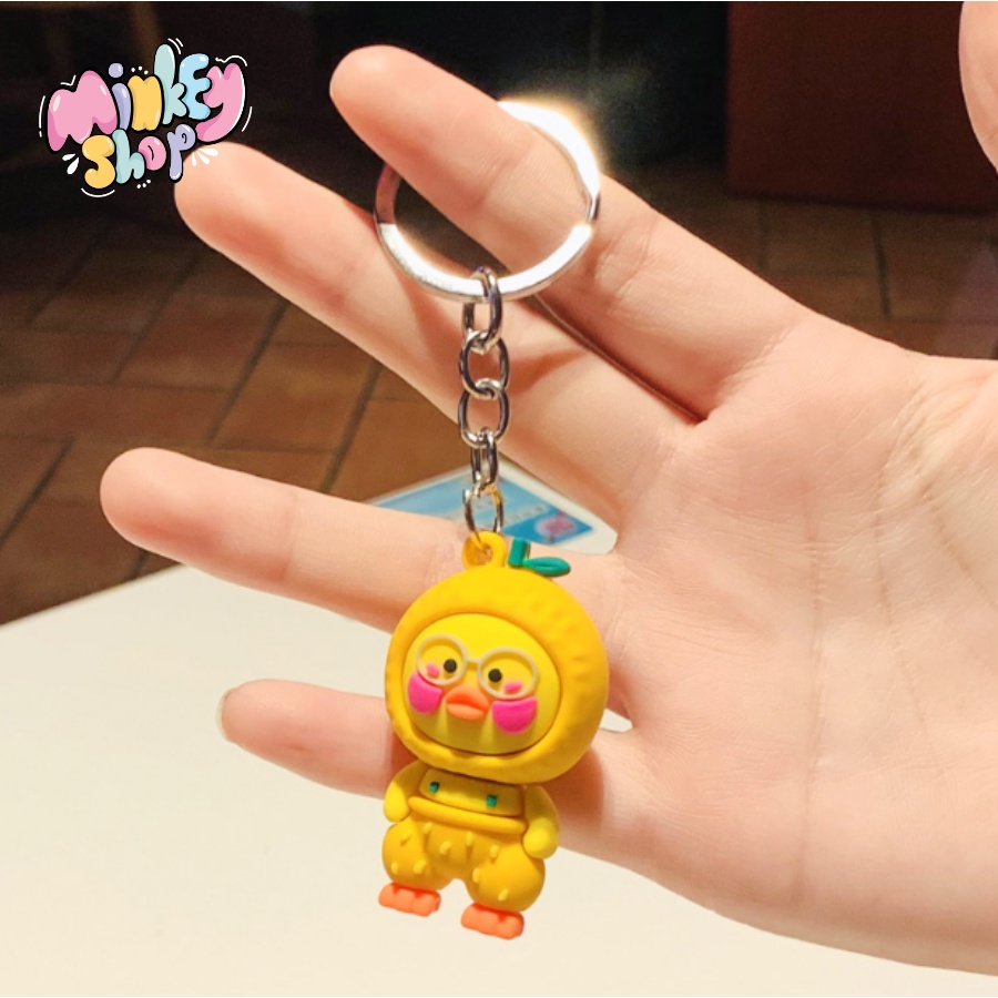 Móc Khóa Đẹp Hình Vịt Cute phụ kiện Túi Xách dễ thương - Minkey