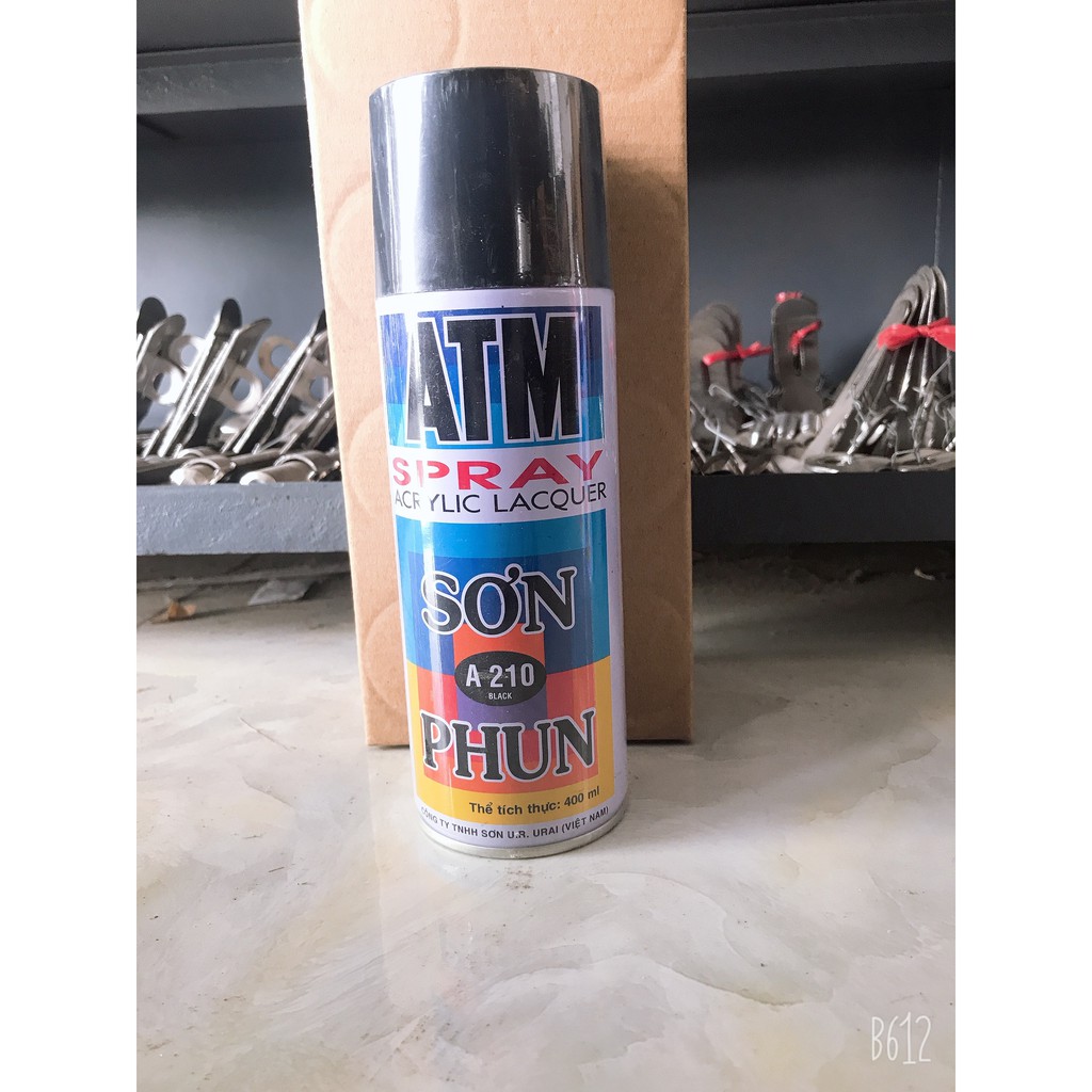 Sơn Xịt ATM Spray Màu Đen A210