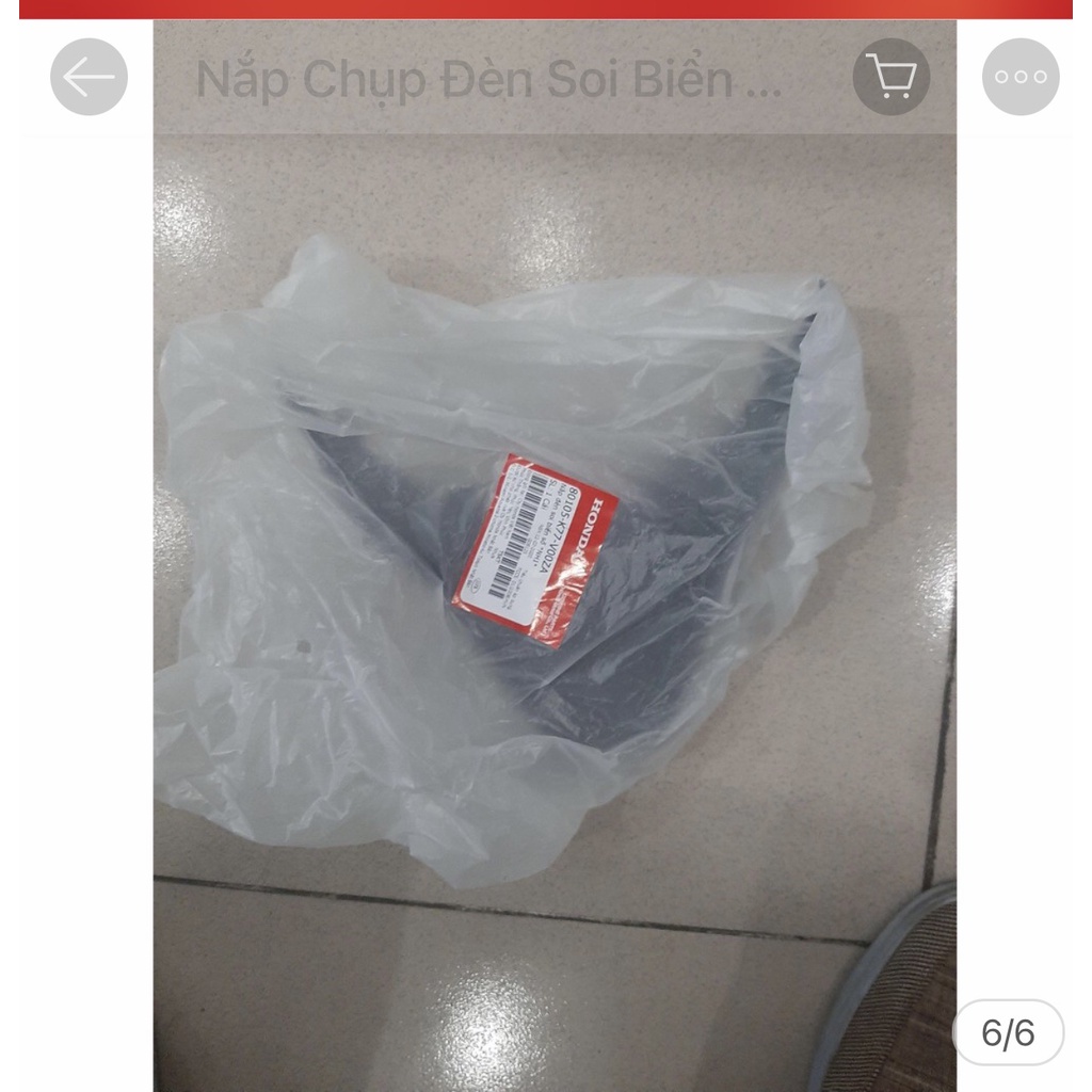 Nắp chụp đèn soi biển số sh 2017-2018-2019 chính hiệu honda