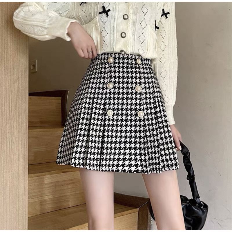 Chân váy dạ tweed tuyển đếm chốt live | BigBuy360 - bigbuy360.vn