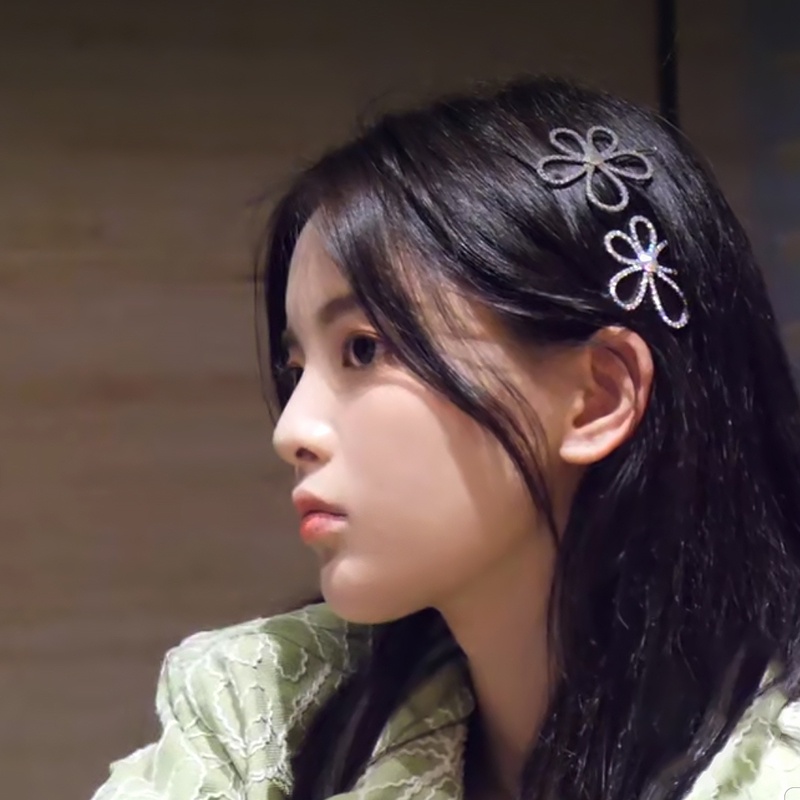 Kẹp Tóc Hình Hoa Đính Đá Nhiều Màu Sắc Phong Cách Hàn Quốc Thời Trang Cho Nữ