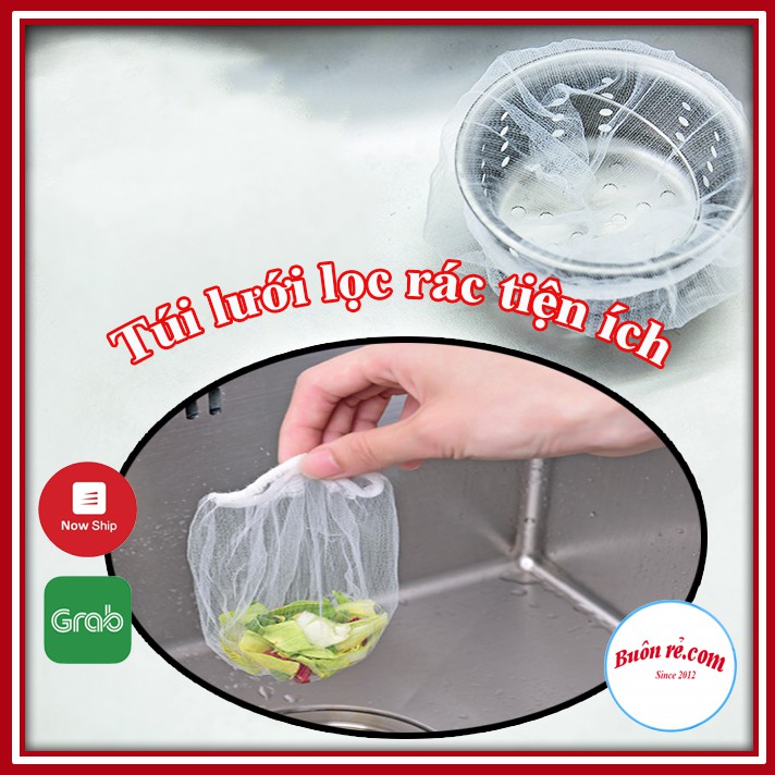 SET 100 túi lưới lọc rác dùng một lần cho bồn rửa chén thông minh tiện ích -Buôn rẻ 00450