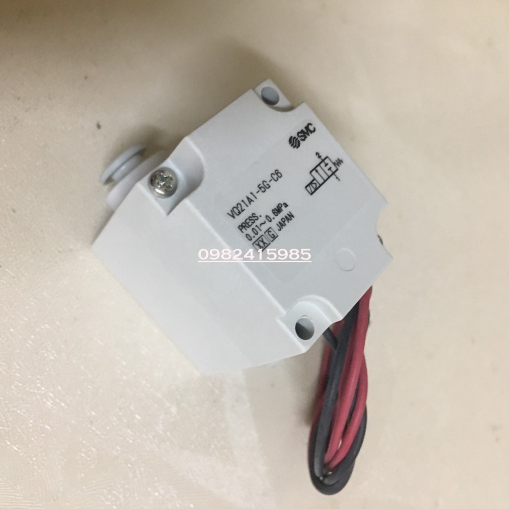VQ21A1-5G-C6 Van 2 cổng một chiều căm nhanh ống 6 hãng SMC Japan