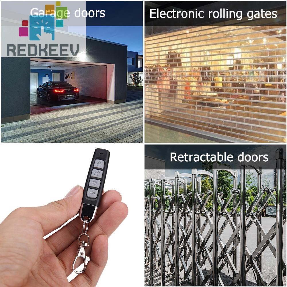 Thiết Bị Điều Khiển Từ Xa Redkeev 1.13 4 Nút 315mhz Cho Cổng Ga-Ra Điện