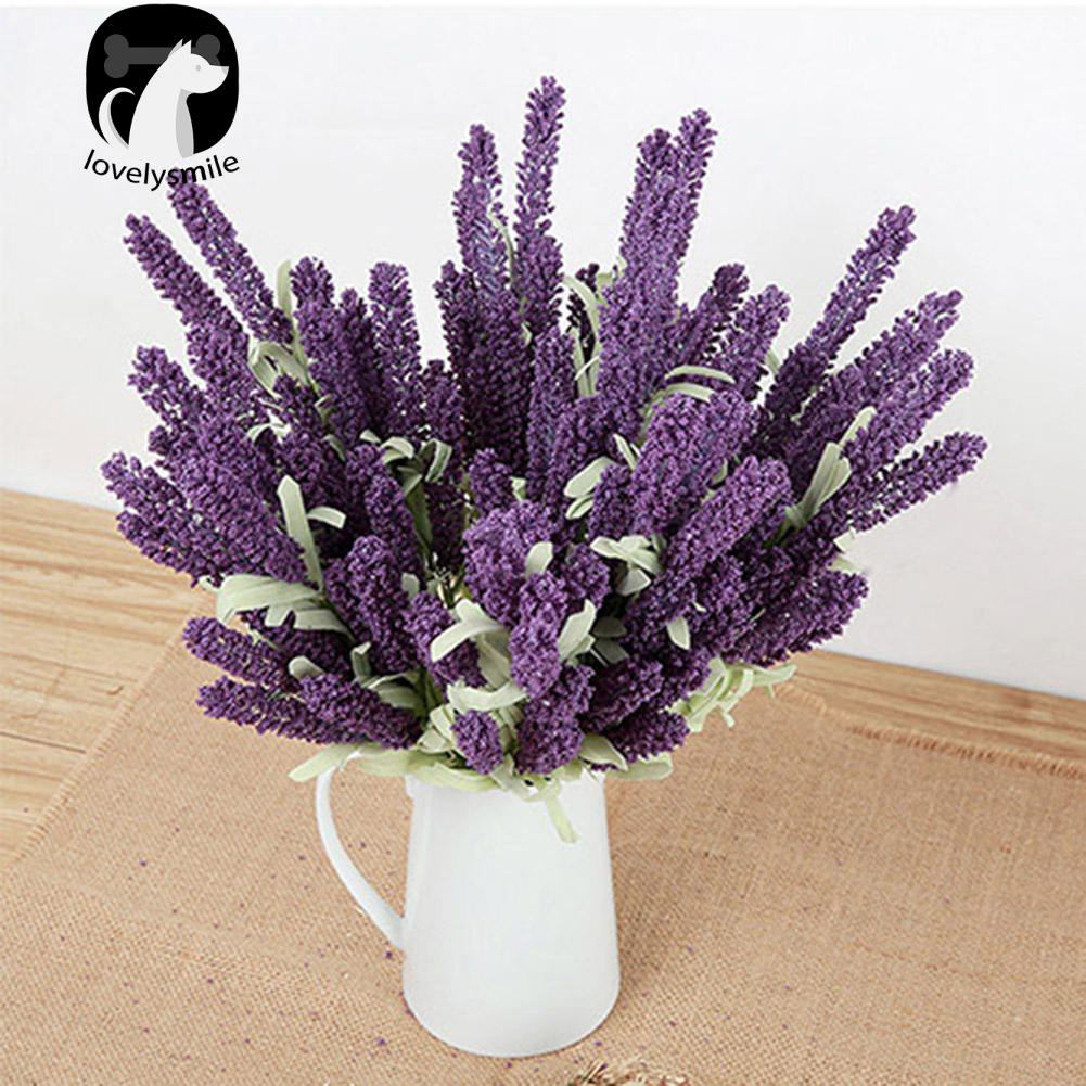 Bó 12 hoa lavender giả để trang trí nhiều dịp khác nhau