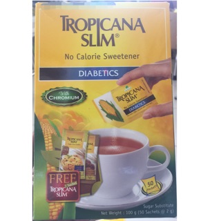 Đường Ăn Kiêng - Tropicana Slim - Hộp 50 gói