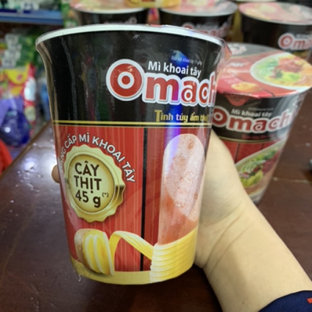 Mì Khoai Tây Omachi Có Cây Thịt Thật 113g/Không Thịt 68g | BigBuy360 - bigbuy360.vn