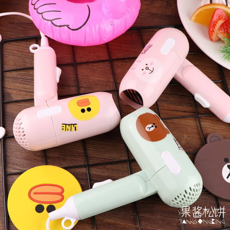 Mấy sấy tóc mini hình thú cho bé, thiết kế gấp gọn