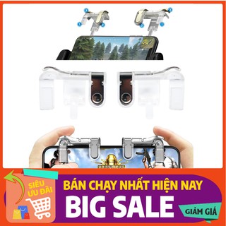 [ Giá Sốc] Bộ 2 nút bấm cơ siêu nhạy hỗ trợ chơi game PUBG Mobile - Ros Mobile/ Nút bắn PUBG 1 cặp trái phải