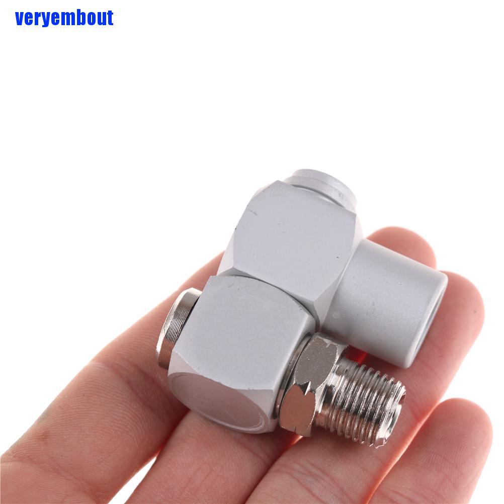 Khớp Nối Ống Khí Nén 1 / 4 BSP Xoay 360 Độ