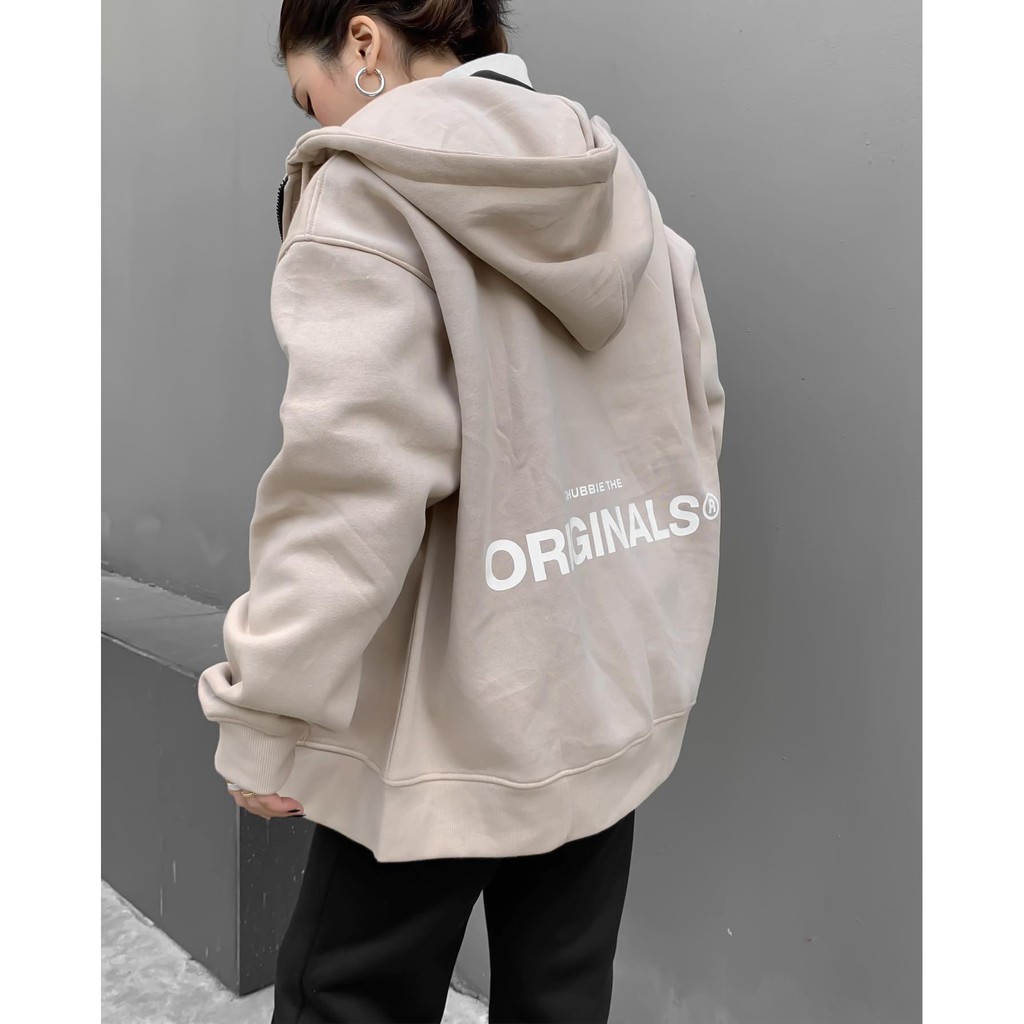 [Mã FAGREAT1505 giảm 8% tối đa 50K đơn 250K] Áo Khoác Nón Trơn Chubbie Originals (Hoodie Zip Originals)