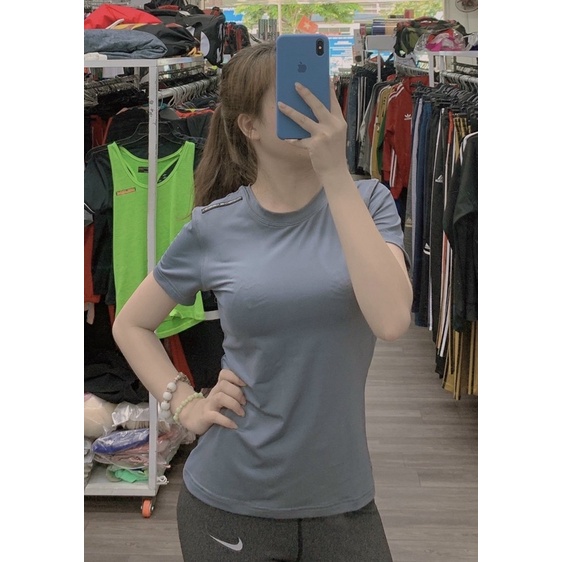 ÁO THUN THỂ THAO, TẬP GYM YOGA NỮ, CHẤT THUN LẠNH CO GIÃN, MỀM MỊN VÀ CỰC MÁT