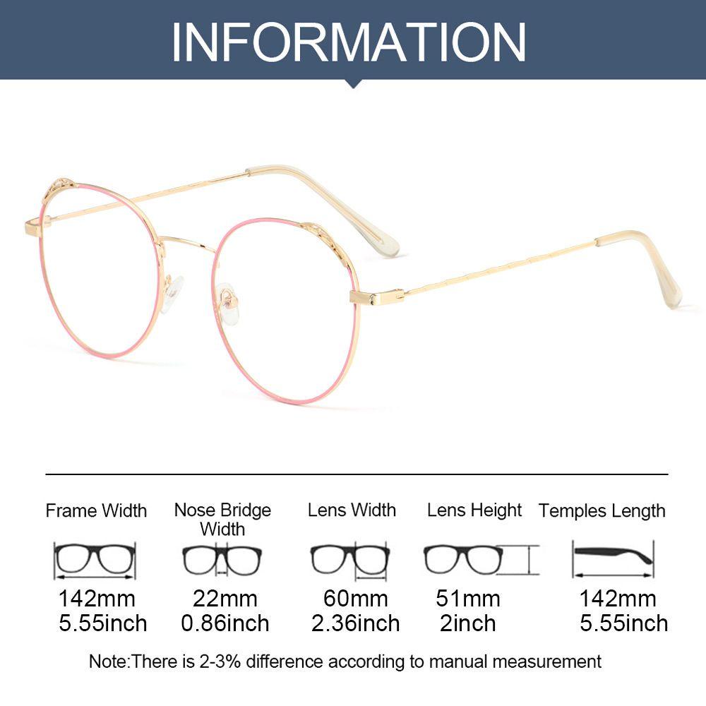 Kính Mắt Gọng Tròn Unisex Tráng Gương Hình Tai Mèo
