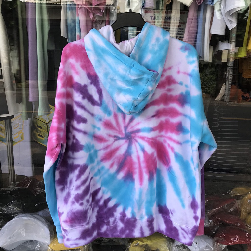 Áo hoodie loang màu tiedye MAYLAN STORE | BigBuy360 - bigbuy360.vn