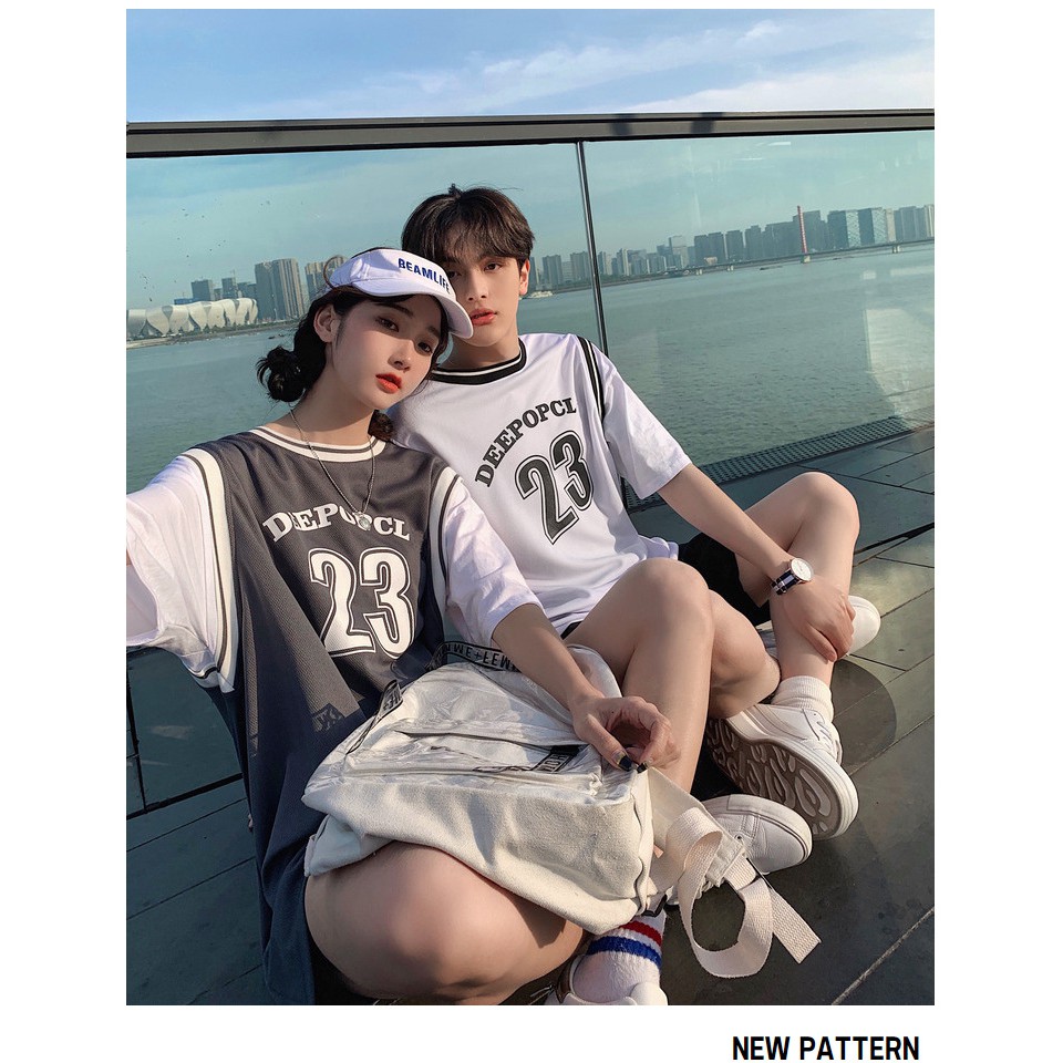 Áo Thun Nam Nữ Unisex Tay Lỡ Số 23, Áo Phông Tay Lỡ Unisex Form Rộng Oversize Kiểu Dáng Thể Thao | BigBuy360 - bigbuy360.vn