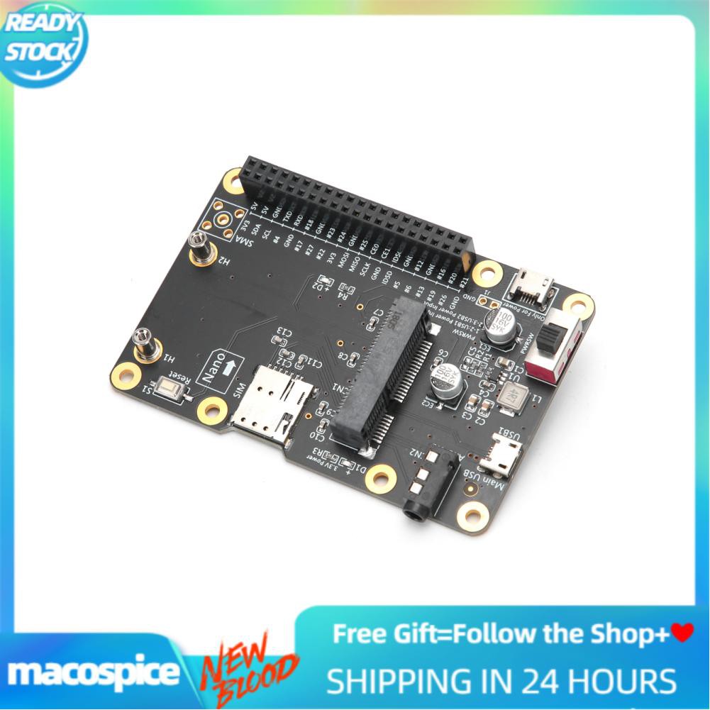 Mũ Lưỡi Trai Macospice 3g / 4g Lte Cho Raspberry Pi 4 / 3 / 2 / B + Khe Thẻ Sim