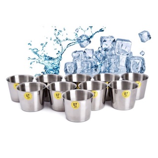 Chung làm đá inox 10 cái số 8