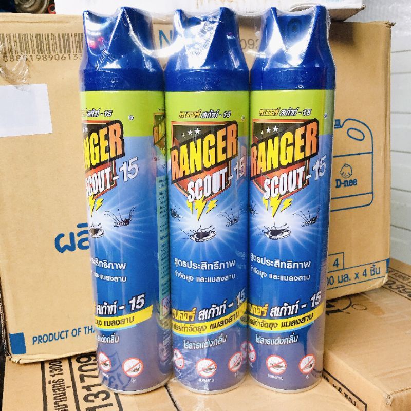 Chai Xịt Côn Trùng Ranger Scout Thái Lan 600ml