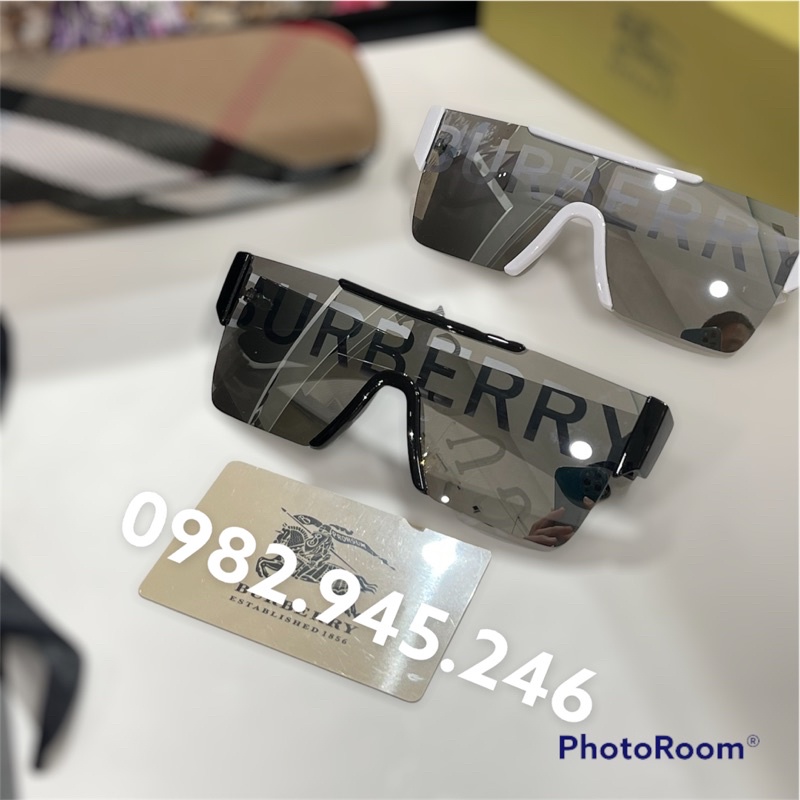 Kính mát BURBERRY màu đen bạc,kính râm thời trang nam nữ thiết kế sang trọng,sành điệu thích hợp đi chơi,chụp ảnh,cafe