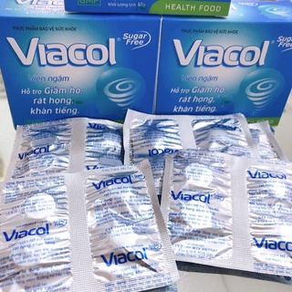 ✅Kẹo ngậm Viacol (Vỉ 4 viên)