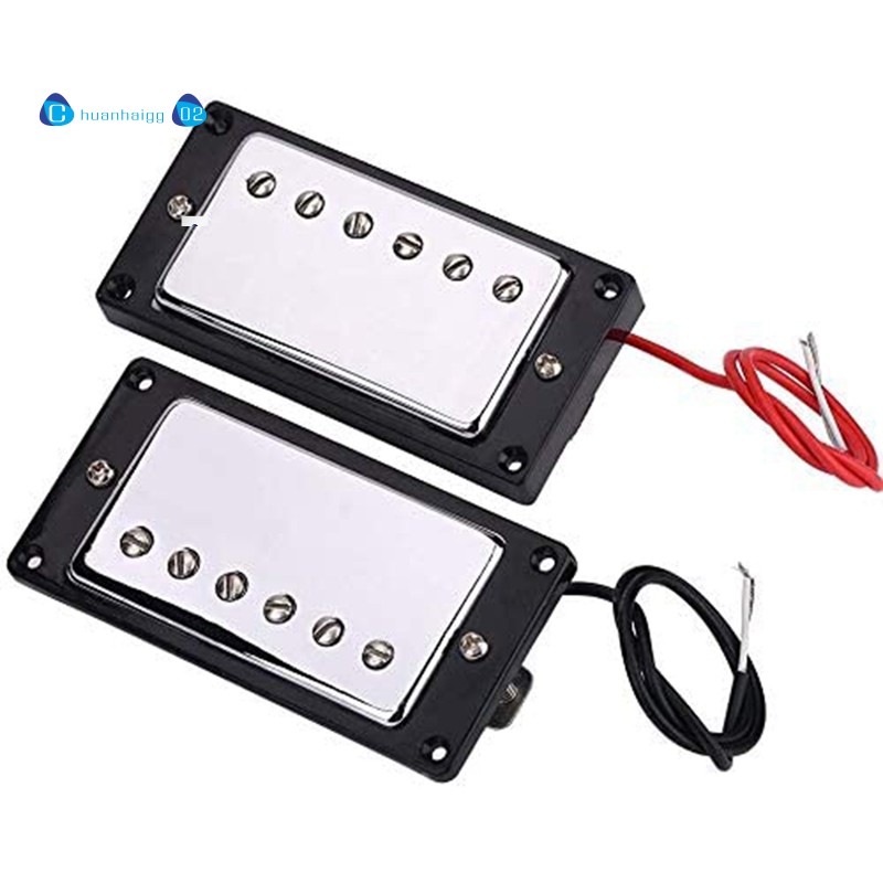 2Pcs Electric Guitar Humbucker Pickups Bridge,Compatible with LP Style Electric Guitar for Guitar Parts Replacement