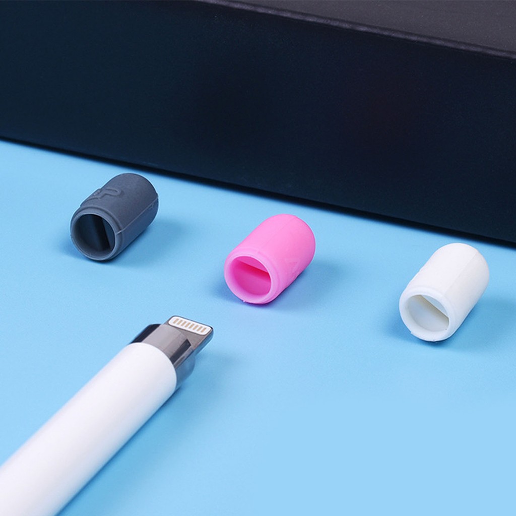 Set 3 Nắp Silicone Bảo Vệ Đầu Bút Cảm Ứng Ipad Pro Apple Pencil