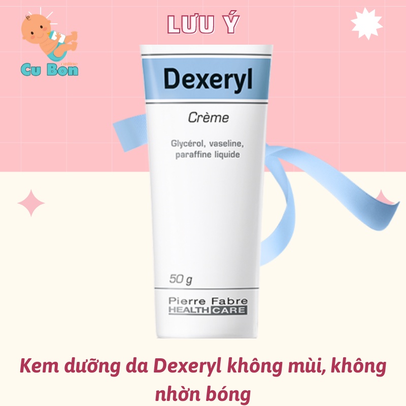 Kem dưỡng da Dexeryl 50g cho da nẻ-chàm pháp an toàn cho bé từ sơ sinh không kích ứng da kể cả những bé có da nhạy cảm