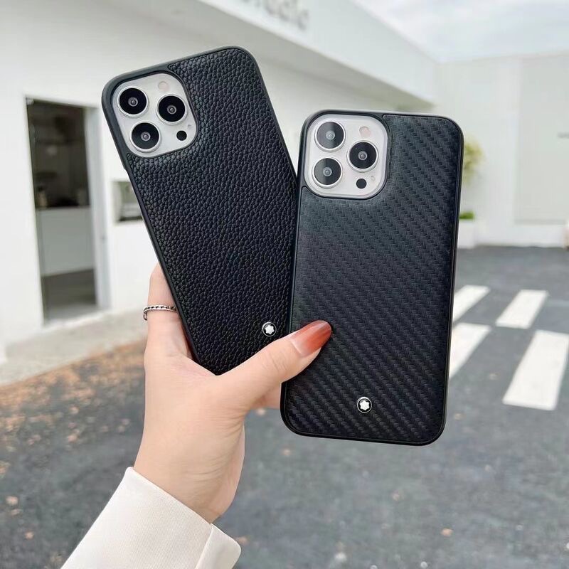 MONTBLANC Ốp Lưng Chất Liệu Da Cho Apple iPhone 13 Pro