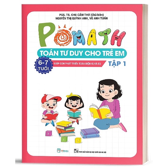 Sách - Combo Pomath Toán tư duy cho trẻ em lớp 1 (T1 +T2)