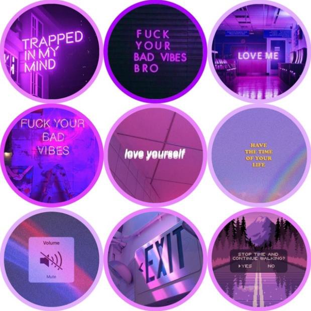 TIM Giá đỡ điện thoại popsocket màu tím aesthetic