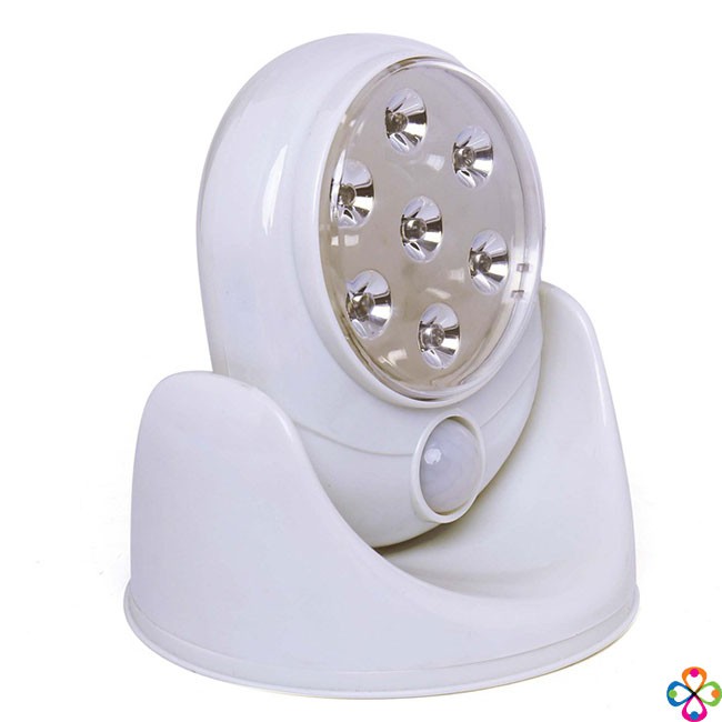 Đèn led cảm biến hồng ngoại, tự động tắt khi không có người, sử dụng 4 viên pin tiểu AA