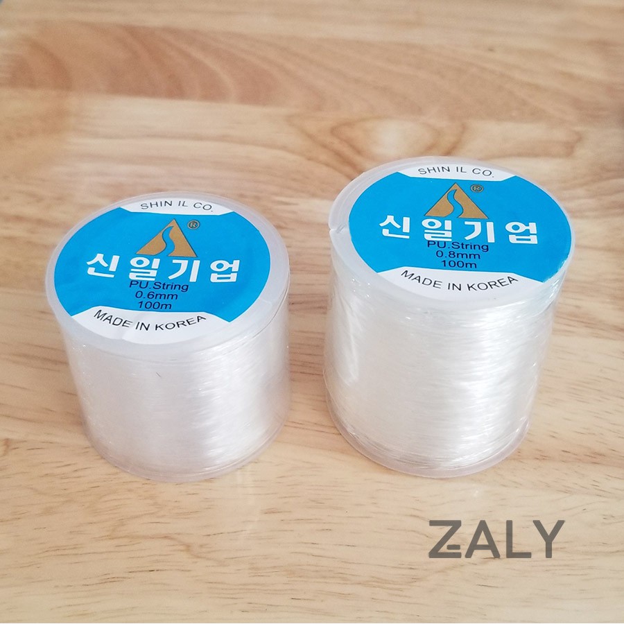 Dây cước co giãn xâu vòng tay (Loại cao cấp) - Giá bán 2m - Dây xâu chuỗi vòng handmade DIY - zaly