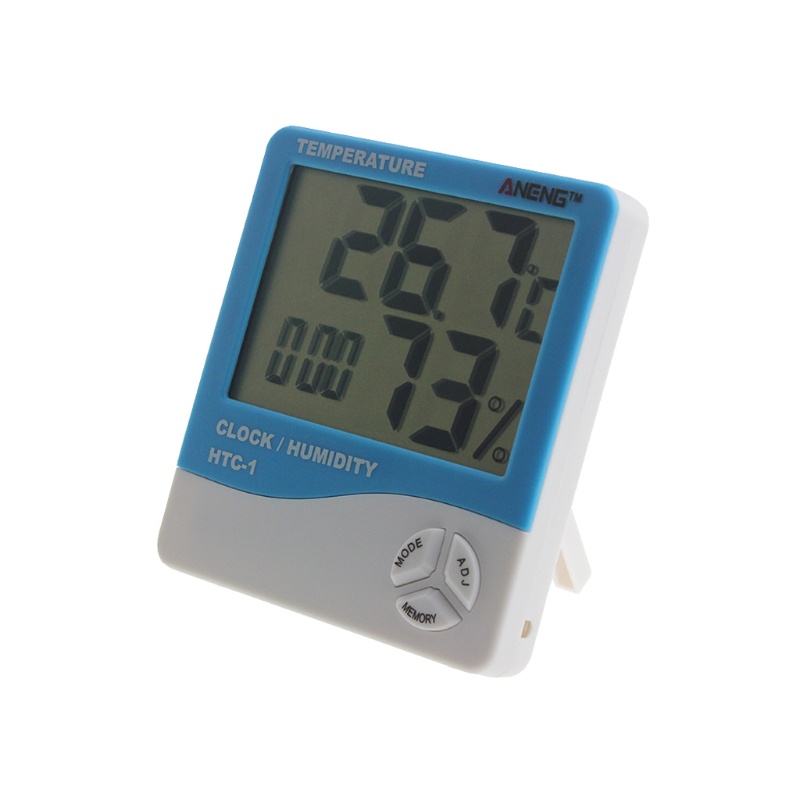 Đồng Hồ Báo Thức Kỹ Thuật Số Màn Hình Lcd Hiển Thị Nhiệt Độ Và Độ Ẩm