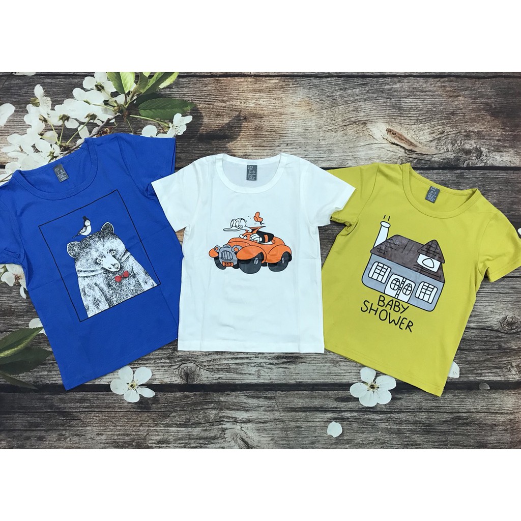 Xả hàng áo cộc tay bé trai Zara kids Việt Nam