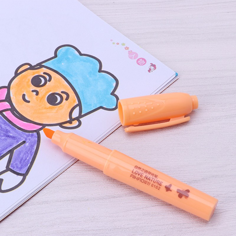 Bộ 6 Bút Dạ Quang Màu Sắc Ngọt Ngào