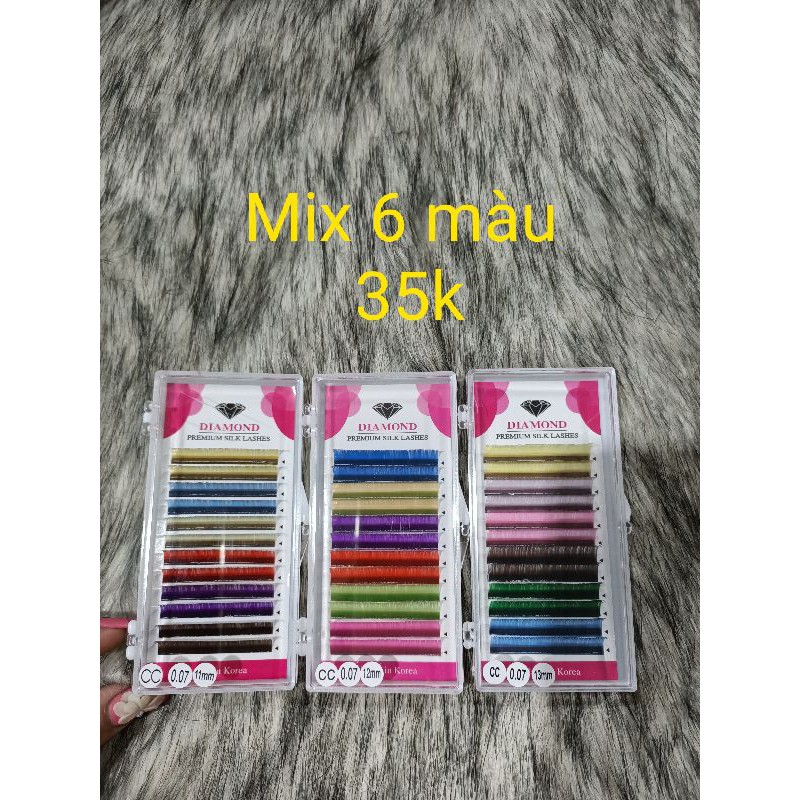 Mix 6màu Cc007/D007 11-12-13