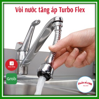 Đầu vòi xịt nước tăng áp cho vòi bồn rửa điều chỉnh dòng nước chảy Turbo Flex 01120 Buôn Rẻ